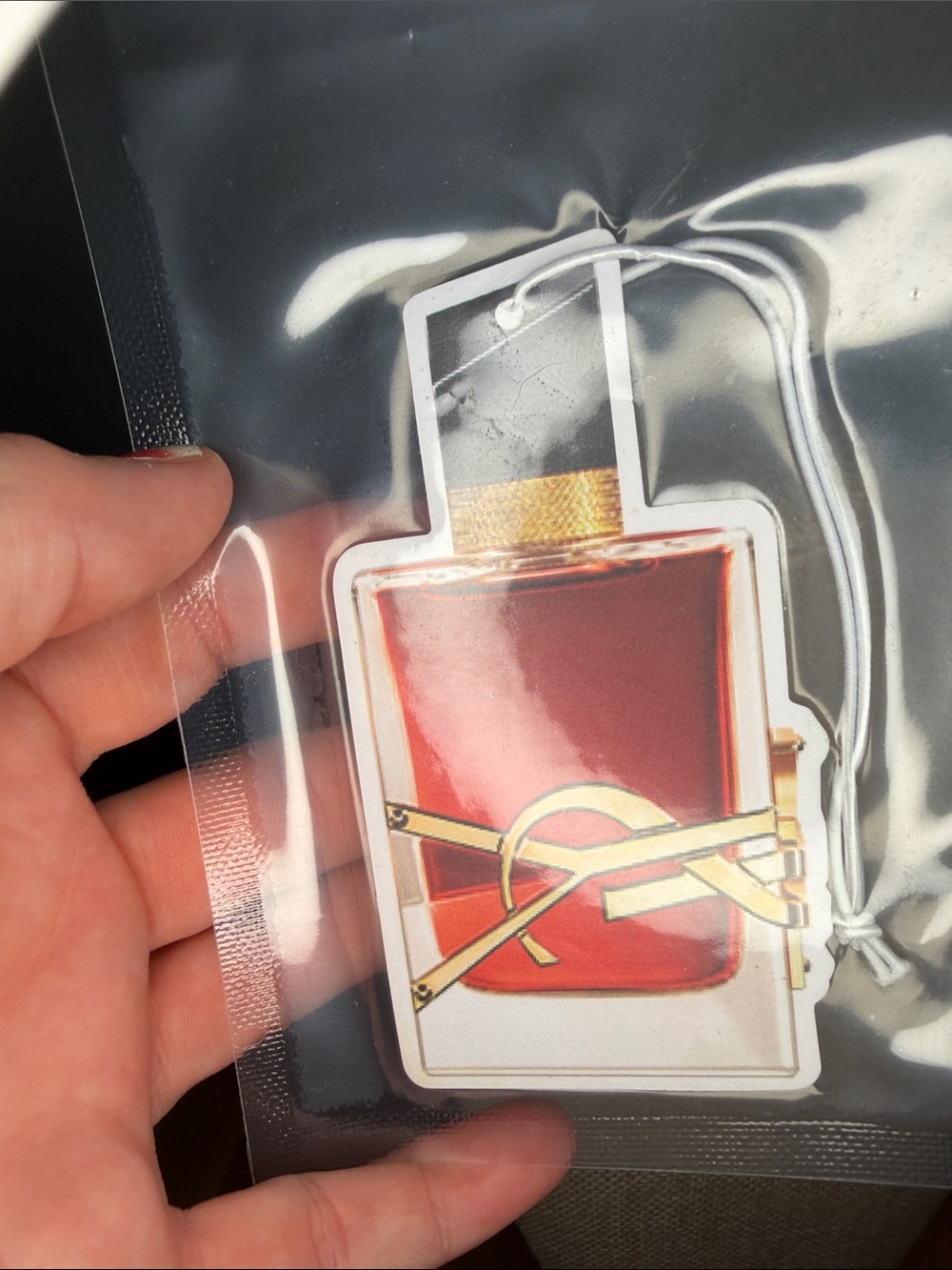 Yves Saint Laurent Red & Gold Bottle Air Freshener